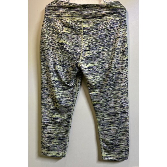Zelos Women's Size 1X Capri Leggings Pants with Waist Pocket Green Strip… - Picture 5 of 10